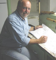 Plotting the location of the shipwreck H. C. Akeley in 2002.