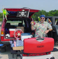 Jimmy Buffett concert, with Allison in 2002.